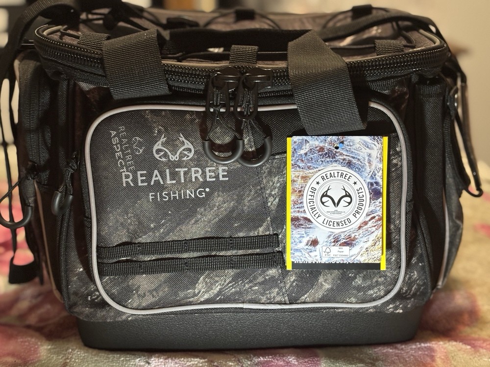 NEW Realtree 3600 Medium Fishing Tackle Bag & 3 Utility Boxes, Lots Of Storage