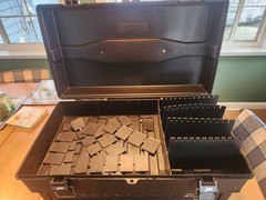 Vintage Plano Phantom Pro Tackle Box Fishing Tool Box Large Multi Drawer