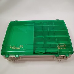 Vintage Bill Dance Outdoors Plano Tackle Box Double Level Satchel 17” w/ Divider