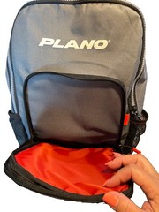 Plank Fishing Back Pack Used 1x Tackle Bag Fishing Gear Bag Approximately 11×18