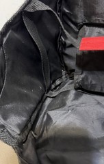 MarCum Technologies Carrying Bag Red Black Pockets Feet Approx 10” Triangle