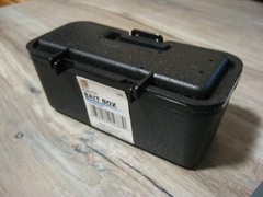 Danielson Clip-On Bait or Fishing Tackle Box Lite Weight 2 Compartment Black