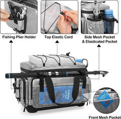Fishing Tackle Bag with Hard Bottom for 3700/3600/3500 Tackle Box