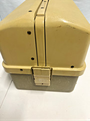 Vintage Plano 8700 Fishing Tackle Organizer Box Double sided 7- Lift-up Trays