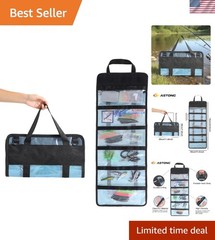 Heavy Duty Waterproof Fishing Tackle Bag with 6 Pockets – Perfect for All Baits