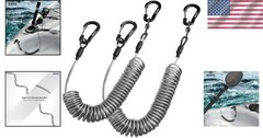 Alloy Steel Fishing Lanyard & Paddle Board Leash – Adjustable 20-79 inches Long