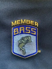 NEW IN BAG!! BASS Member Blue & Black Soft Side Tackle Zip Up Bag Embroidered