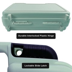 Aventik Streamer Fly Boxes Click Lock Large Streamer Flies Foam Storage Fishi…
