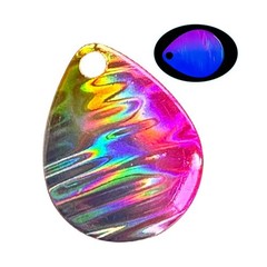 Fishing Spinner for blades Kit 10pcs Copper Colorful UV Modified for Trout