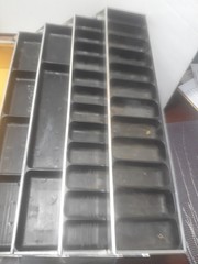 Vintage UMCO 1000A Aluminum Copper Colored Tackle Box 7 Tray, Clean Great Shape