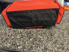 Bass Pro Shops Xtreme Qualifier 350 Tackle Bag Red, 3 Pockets, Shoulder Strap