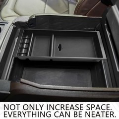 Center Console Organizer Compatible with Ford F150 2015-2020, 2017-2022 F250