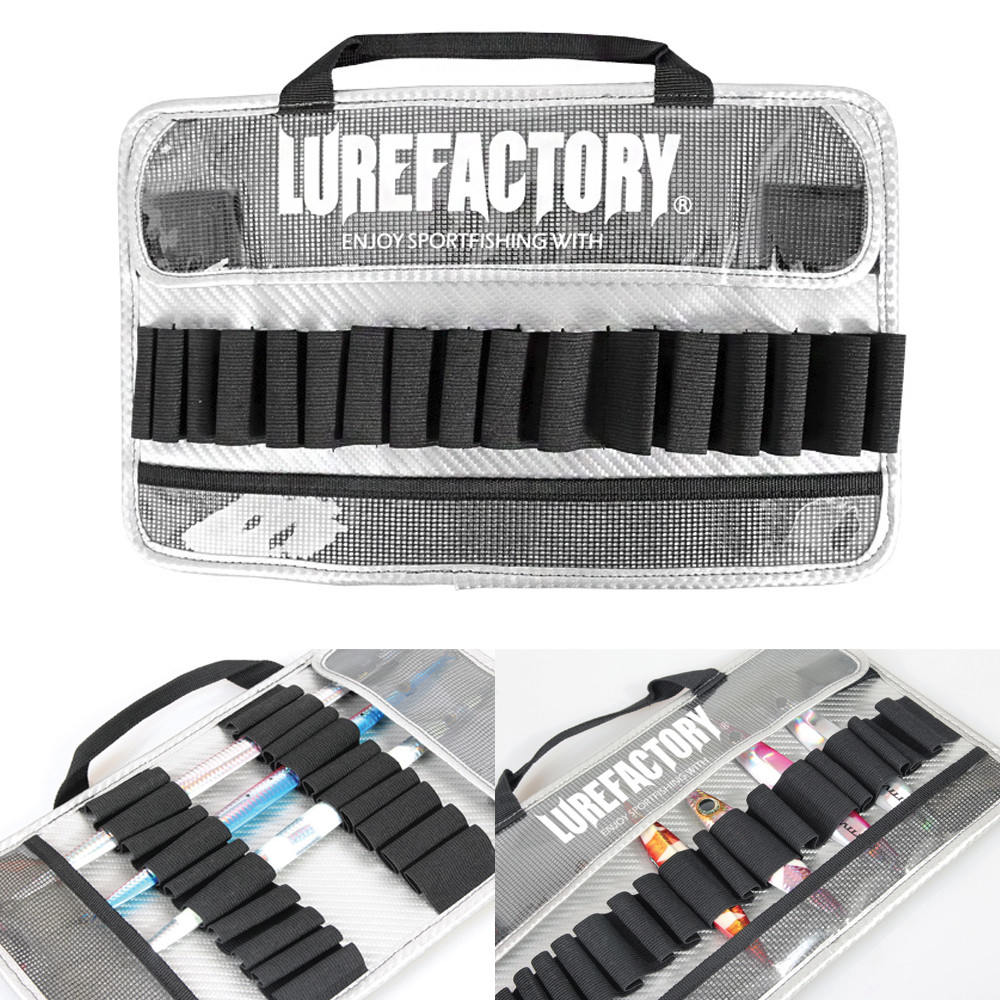 LF Metal Jig Bag Both Sides Case Jigging Bait Pack Holder Portable Bags Carrier