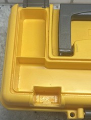 VTG Plano Plastic Tool-Tackle Box W/Removable Tray, Lid Storage 13”x7”x5.5”