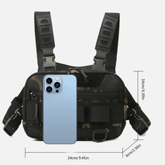 Fishing Chest Bag Running Backpacks Outdoor Travel Vest Bag Front Chest Pack