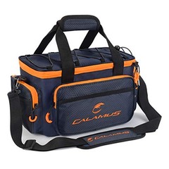 Fishing Tackle Bags – Fishing Bags B：Orange(without trays)-14.3*9*7.5 inches