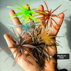 Sea Urchin Soft Lure 4 Pack Floating Design 6.5CM 9CM TPE Bait for Freshwater