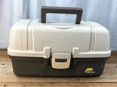 VTG Plano #6103 Green & Gray 30 Compartment 3 Tier Tackle Box