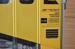 plano edge 3700 deep tackle box waterproof storage blocks rust dri-lock seal