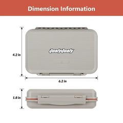 Fly Fishing Box Fly Box Flies Case Jig Organizer Transparent Fly Fishing Tack