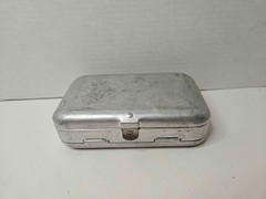 Aluminum Tackle Box Vintage 12 Compartment 6.5-L x 4-W x 2-D Hong Kong