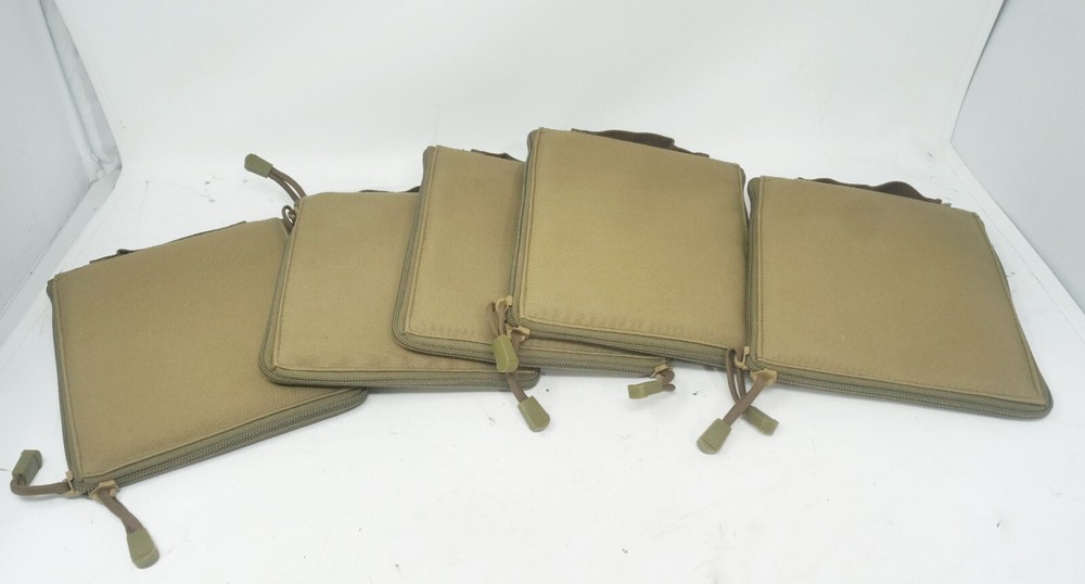 Small Nylon Numbered 1-5 Hunting/Fishing Cases. 8″ Wide. Set of 5.