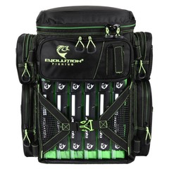 Evolution Fishing Drift Series 3600 Tackle Backpack with Rod Holders & 6 Trays
