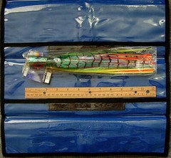 3 pocket Tackle Lure bag clear-mesh back for easy ID of lures and rinsing off
