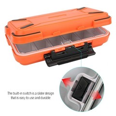 ABS Waterproof Fishing Tackle Box Bait Lure Hooks Storage Case Organizer