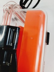 Plano Guide Series 1450 Water Poof Dry Tackle Storage Box Orange 9″x4″x3″