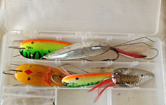 Vintage My Buddy Tacklemaster Alum. 4-Tray Tackle Box With Contents
