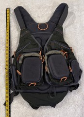 Fishing Tackle Backpack Vest Adjustable Outdoor Angler Gear Pack Multi Pocket