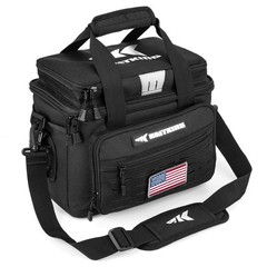 KastKing Karryall Tackle Bags – Water Resistant Gear Medium, Black-Medium
