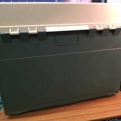 Vintage Plano 787 Tackle Box 4 Drawer Fishing Organizer Green Beige USA