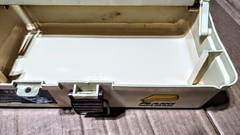 Plano Fishing Tackle Box 2 Tray Fold-Out Brown & Tan VINTAGE USED