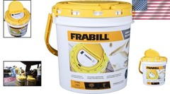 Insulated Fishing Bucket with Compartment Lid and Aerator – Perfect for Anglers