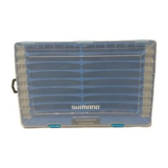 Discontinued Shimano Lure Storage Box Model SHM-37ST Tackle Case – Blue