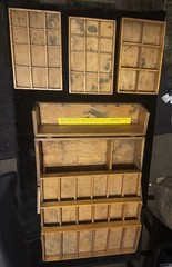 Vintage Wooden Tackle Box 17x8x8 Hand Made