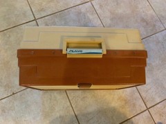 VINTAGE PLANO 777 GIANT FISHING TACKLE BOX OR HOBBY/CRAFT STORAGE BOX ORGANIZER