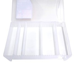 Versus VS-3020NDM Multi-Case, Clear, with 4 Adjustable Dividers, 255 x 190 x 40m