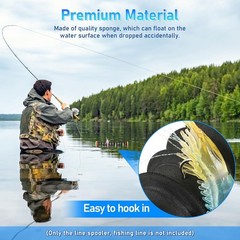 Durable Fishing Line Organizer Set: 3 Holders with 12 Slots for Quick Access