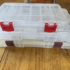 Lot Of 3 Tackle Boxes Plano Unbranded Eagle Claw 3 Sizes