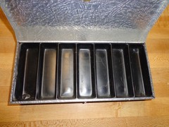 UMCO Model 10 Tackle Box VGC See Pictures for best description Fly Lures Added