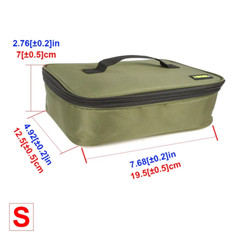 PVC Oxford Fishing Gear Bag – Multi-Compartment Storage for Reels, Lures & Tackl