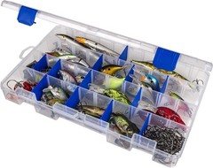 Outdoors 5007 Tuff Tainer Fishing Tackle Box – 36 Compartments, Rust Protection