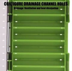 Double Sided Fishing Tackle Box Compact Lure Hook Bait Storage Organizer Case