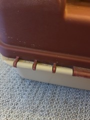 Flambeau Outdoors Classic Series 2-Tray Dividers Fishing Tackle Box W1627 Maroon