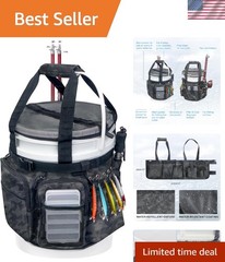 Versatile Fishing Tackle Organizer with Camouflage Design for Outdoor Adventures