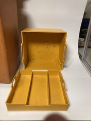Fenwick 9050 Wood stream Tackle Box Includes Trays Styrofoam Worm Box
