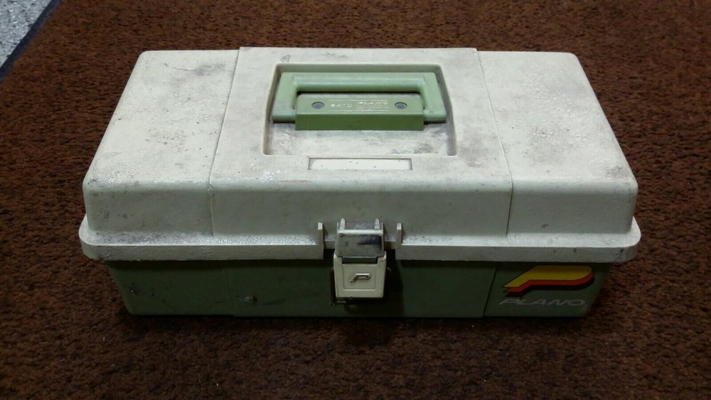 Vintage plano 5410 Tackle Box With Fishing Gear